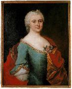 unknow artist, Portrait of Luise Gottsched (Gottschedin) (1713-1762), German poet